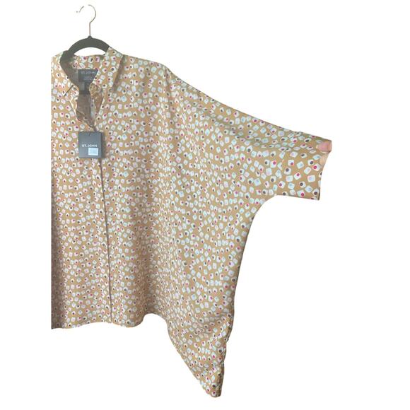 St John Exclusively for Nordstrom Silk Blend Dolman Batwing Blouse sz S NWT - Picture 13 of 13